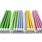 BeeSure BE206 Rainbow Saliva Ejectors Disposable Assorted Colors 500-0