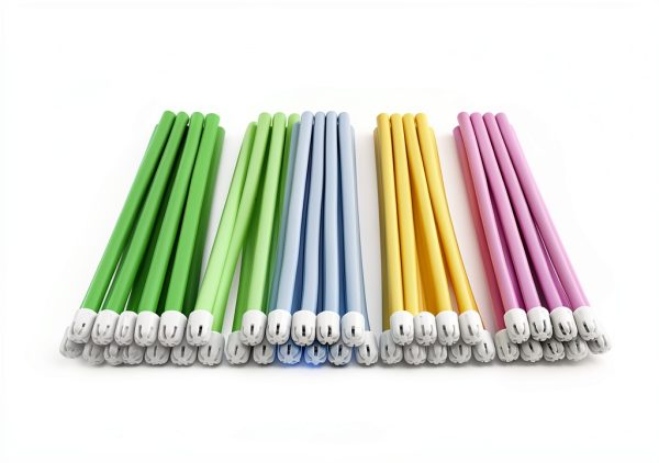 BeeSure BE206 Rainbow Saliva Ejectors Disposable Assorted Colors 500-0