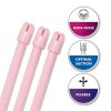 1000 Dental Saliva Ejectors Disposable - Medical Grade Latex Free Evacuation Suction Tips - Flexible Pink Tube with Pink Tip (10 Bags of 100) by PlastCare USA-3