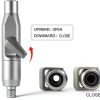 Saliva Ejector Suction Tip Adaptor Valve NSKI Silver Swivel-2