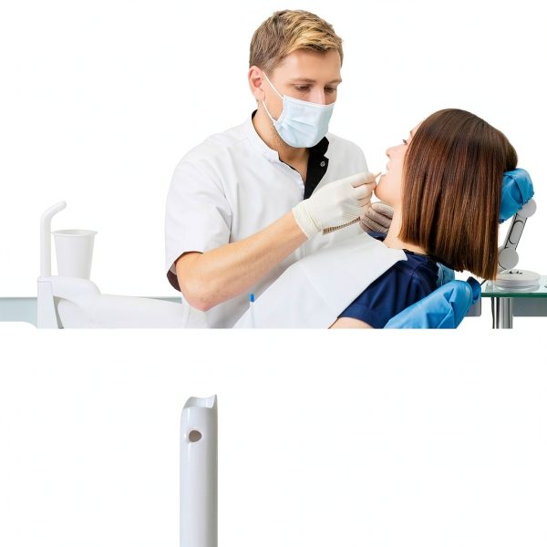 Name Dental HVE Aspirator Suction Tips 1000 Count - Disposable High Volume Vented Saliva Suction Tool for 11mm Suction Holders - White-1