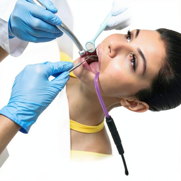 1000 Dental Saliva Ejectors Disposable - Medical Grade Latex Free Evacuation Suction Tips - Flexible Purple Tube with Purple Tip in (10 Bags of 100) by PlastCare USA-3