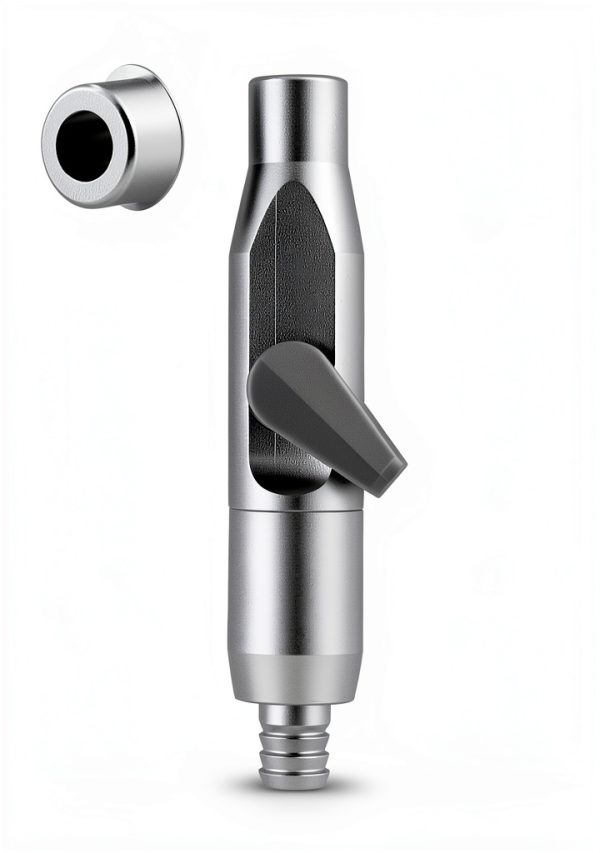 Saliva Ejector Suction Tip Adaptor Valve NSKI Silver Swivel-1
