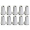 Dental Saliva Ejector Tubes 10PCS Silicone Swivel Tips LNQ LUNIQI-0