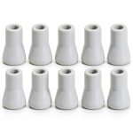 Dental Saliva Ejector Tubes 10PCS Silicone Swivel Tips LNQ LUNIQI-0