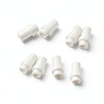 Airgoesin 8pcs Dental Saliva Ejector Evacuation Valve Adapters Tips Soft Silicone Converters-0